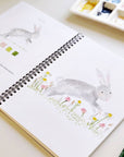 animals watercolor workbook