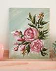 Abstract Roses painting kit, impressionist painting kit