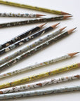 Fluttery Mix Pencil Terrarium, Set of 5 Pencils: 8" tall x 1" wide