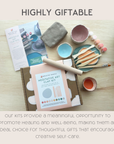 Meditative Art Clay Kit + Self-Care Meditations and Projects