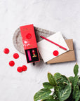 Wax seal stamp and wax stick set: Poppy