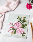 Abstract Roses painting kit, impressionist painting kit