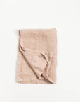 Stone Washed Linen Tea Towel | 18" x 26": Blush