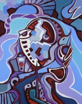 Cubist Self Portrait - Chris Potter