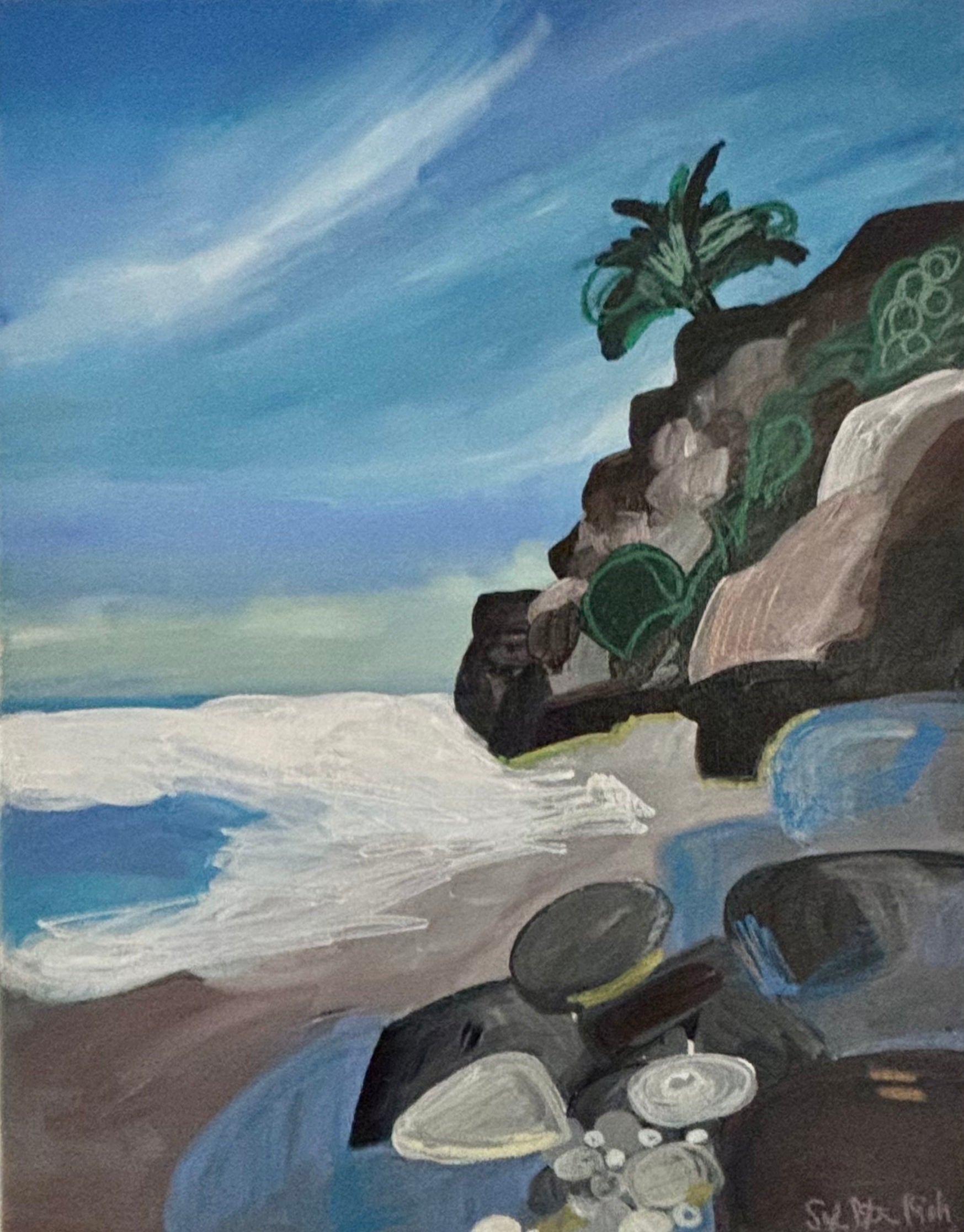 Leadbetter Beach by Sylvan Butera Rich