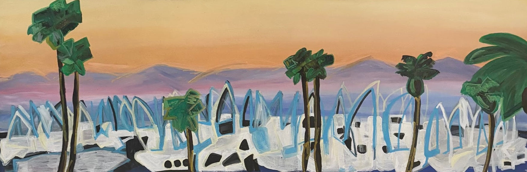Santa Barbara Harbor by Sylvan Butera Rich