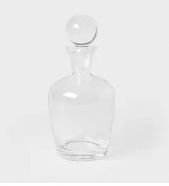 Glass Liquor Decanter with Stopper