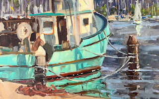 Brad Betts - Green Fishing Boat