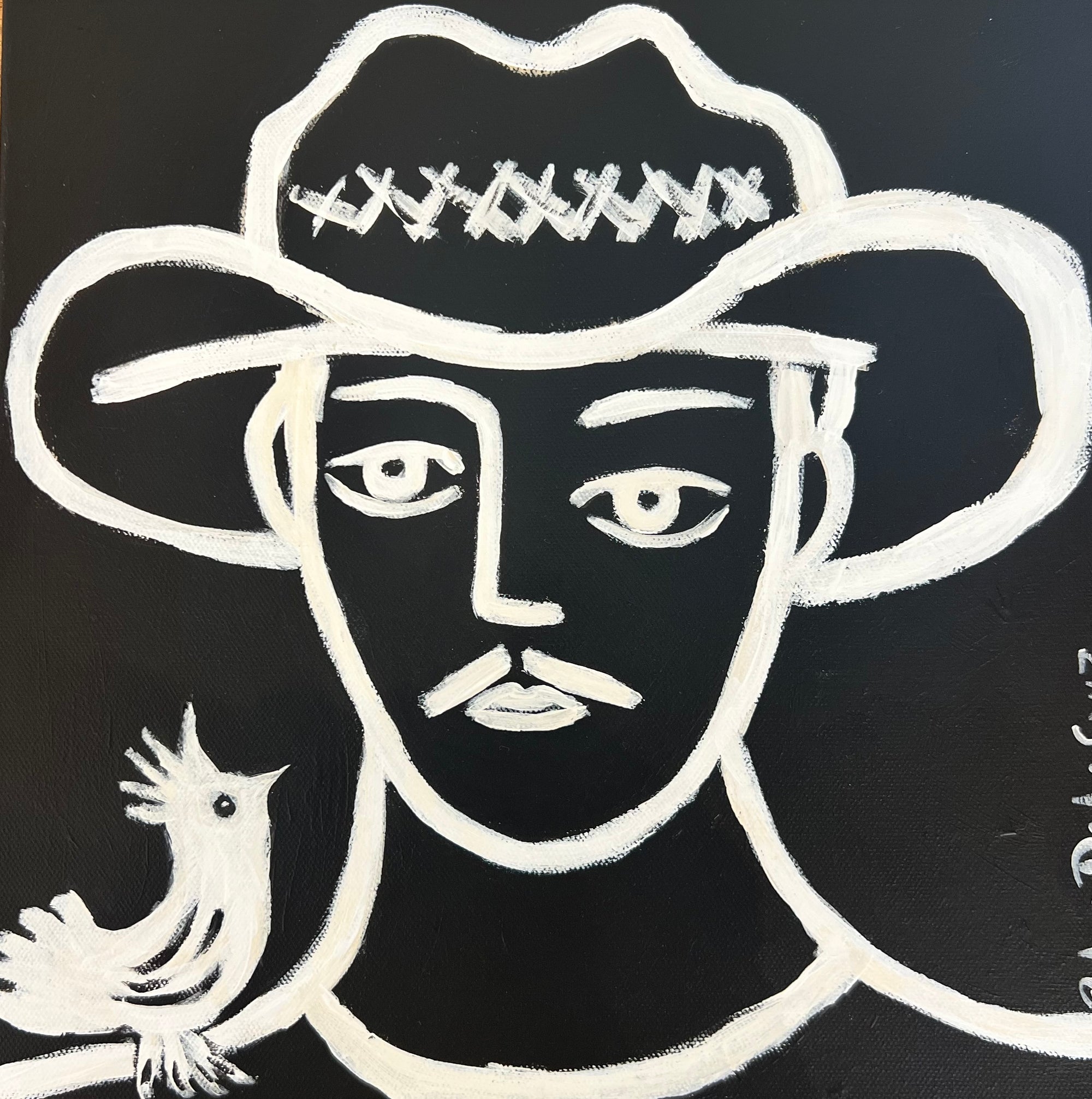 Pajaro y Cara   - Pedro De La Cruz