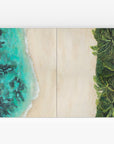 Viridian Shores 1 & 2 (Diptych)- Lucia de Miguel