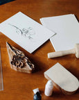 Geometric Magnolia Wood Block Printing kit