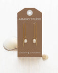 Pearl Threader Earrings