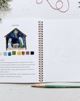 Christmas watercolor workbook
