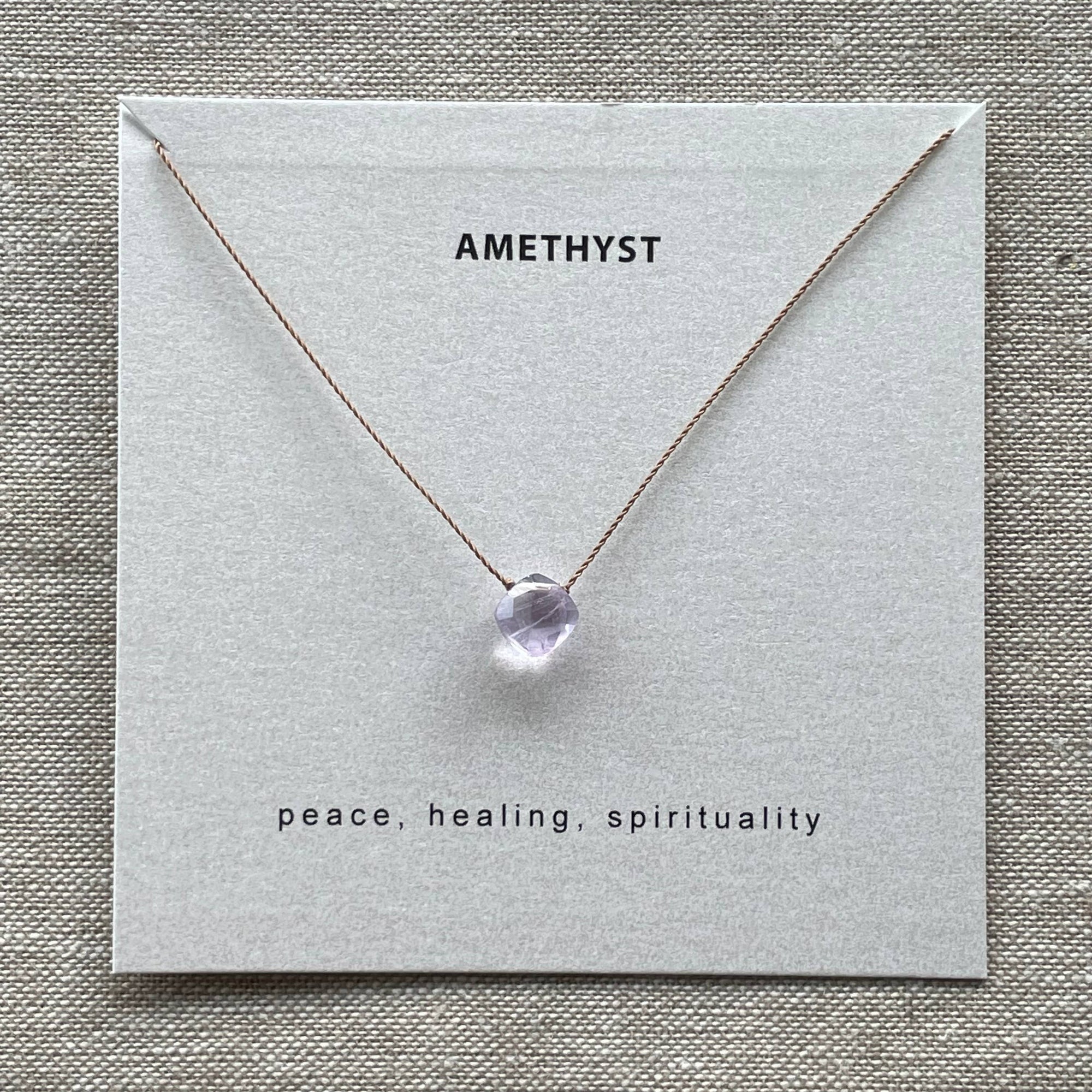 Pink Amethyst Necklace