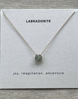 Labradorite Necklace Card
