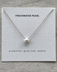 Freshwater Pearl Necklace Card