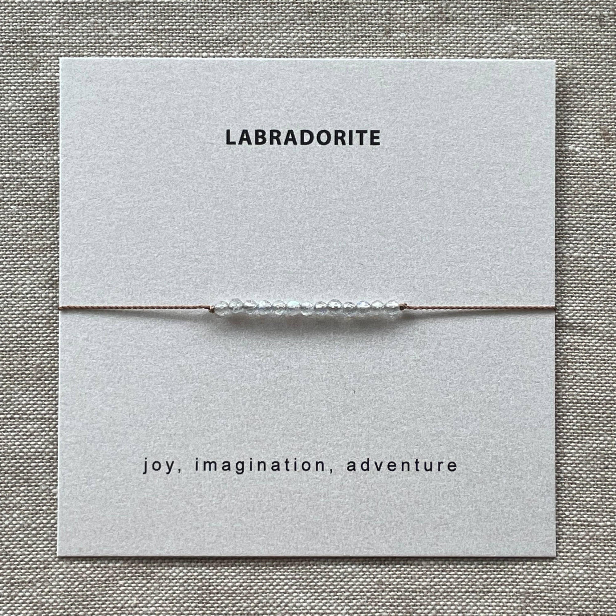 Labradorite Bracelet Card