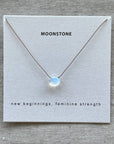 Rainbow Moonstone Necklace